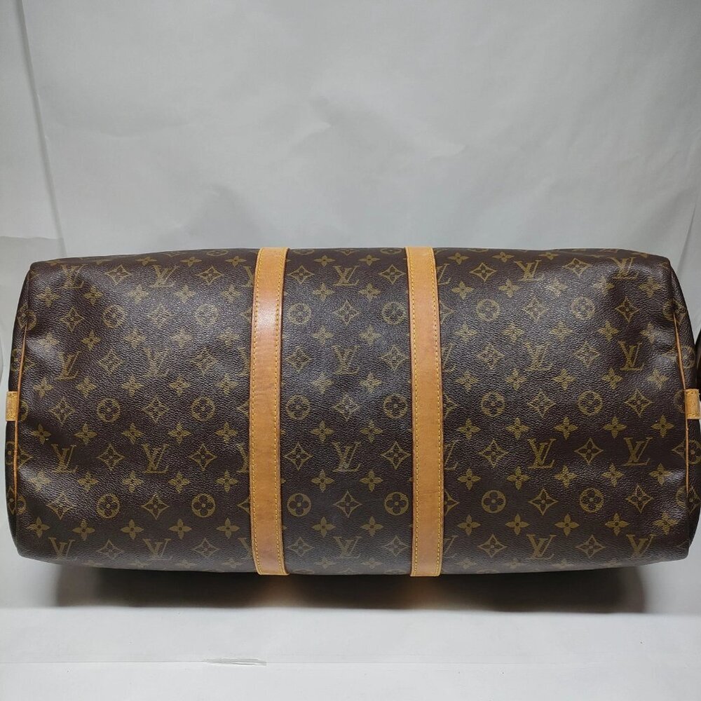 Authentic Louis Vuitton Keepall Bandoulière 55 Monogram Duffle/Travel Bag - Picture 6 of 10